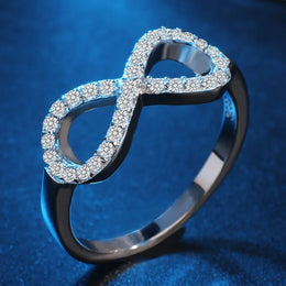 Infinity Endless Love Ring - Eternity Symbol Promise Jewelry