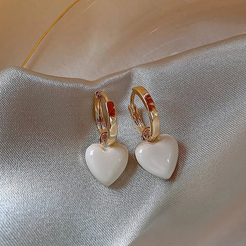 Simple Square Stone Earrings - Elegant Minimalist Jewelry
