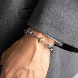 Six-Pointed Star Bracelet - Minimalist Symbolic Jewelry
