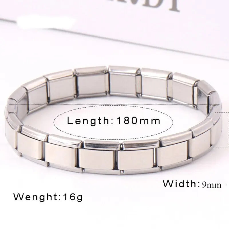 9mm Stainless Steel Bracelet - Minimalist Statement Design