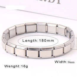 9mm Stainless Steel Bracelet - Minimalist Statement Design