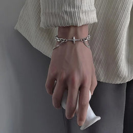 Six-Pointed Star Bracelet - Minimalist Symbolic Jewelry