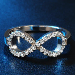 Infinity Endless Love Ring - Eternity Symbol Promise Jewelry
