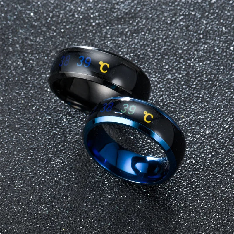 Sensor Body Temperature Ring - Smart Health Monitoring Jewelry