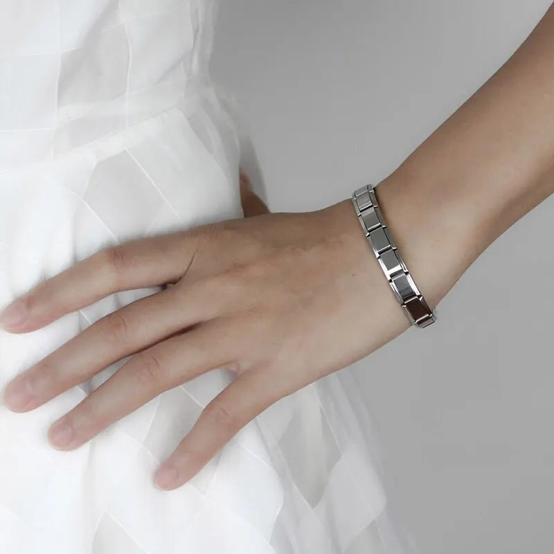9mm Stainless Steel Bracelet - Minimalist Statement Design